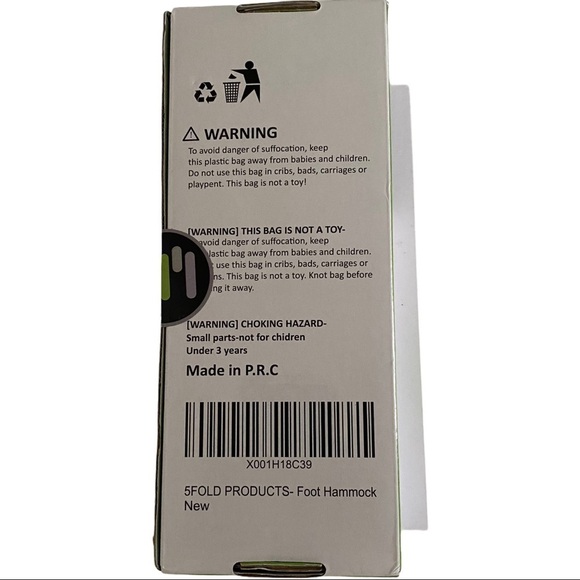 Foot Hammock by 5fold Products Keep Your Feet Up Ergonomic Design NIB - Picture 4 of 5